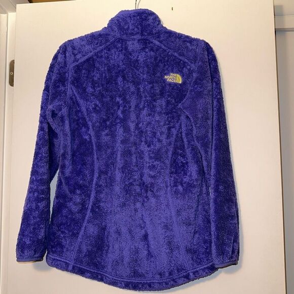 The North Face Girls Kids Purple Sherpa Fuzzy Zipper Jacket XL GUC - Picture 5 of 7